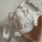 Victoria's Secret Victoria’s Secret Vtg Y2K White Lace Bra Sz 32B Underwire Unlined Photo 8