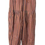 Free People Western Boho Ellie Pull On Barrel Pants Bloomers XS Brown Stripe NEW Photo 0