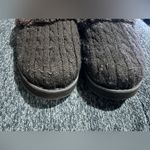 Bobs By Sketchers Size 7 Brown Cable Knit Cable Knit Memory‎ Foam Slippers Photo 6