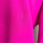 Smythe Neon Pink Single Breasted Wool Blazer Pointed Collared Jacket Size 10 Photo 4