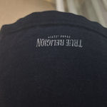 True Religion Blue Short Sleeve Crewneck Tee L Unisex Classic Preppy Nautical Photo 4