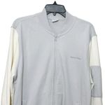 Outdoor Voices Pickup Bomber Jacket Dove Bone Women’s Size Large Cotton Photo 3