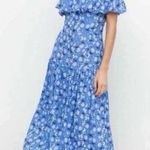 Yumi Kim Ray of Light Blue Spring Floral Maxi Dress Size 6 – Feminine & Flowing Photo 0