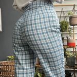 American Vintage blue plaid vintage pants  Photo 0