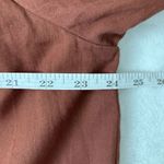 WVN Dress Womens Size Large V Neck Red Long Sleeve Above Knee Casual Spring Photo 5