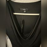 Lulus  Serious Stunner Black Ruched Long Sleeve Bodycon Dress Size S NWT Photo 4