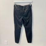 Free People  Womens Size 29 Vegan Leather High‎ Rise Long & Lean Pant in Black Photo 6