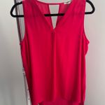 Pleione Anthropologie Pink Sleeveless Cutout Blouse Photo 0