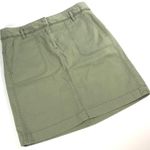 Ann Taylor Army Dark green pocket cargo skirt 2 Photo 0