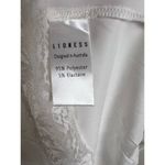 LIONESS Vintage Ballerina Porcelain White Lace Trim Sleeveless Maxi Dress Size M Photo 11
