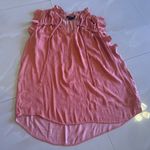 Rachel Zoe Coral pink top blouse size M Photo 6