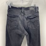 Levi's Levi’s 724 high rise straight deconstructed cropped stretchy black grey size 29 Photo 2