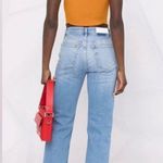 RE/DONE Denim 70s Stove Pipe Button Fly Distressed Hole High Rise Jean Casual 27 Photo 1