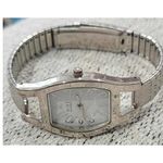 Nine & Company Women's Silver Tone Watch White Dial NOS Vintage Speidel Band Photo 3