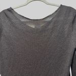 Talbots  Elegant Expresso Brown Women's Top Size M Shimmer Sequins Fancy Stretch Photo 7