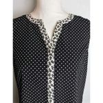 Talbots  • Black & White Polka Dot Tank Top Photo 1