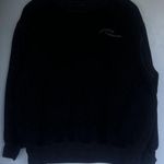 For Love & Lemons Lightweight Alex Sweatshirt Black S Leisure Oversized Slouchy Photo 0