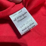 Alya Women's Scuba Sleeveless Round Neck Eyelet A-Line Party Dress Red Size XS Photo 2