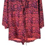 Show Me Your Mumu Roxy Romper Womens S Red Pink Snakeskin V-Neck Boho Hippie Photo 3