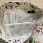Finity women Beautiful Floral Pink Green Ivory mini skirt size L/XL 35” Waist Size L Photo 4