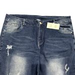 Good Wear Club Straight Leg Ripped Jeans in Blue, Size 3XL(22 Photo 1