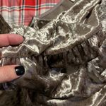 Wanna B  medium crushed velvet dress 3/4 sleeve elastic waist has pockets unlined Photo 10