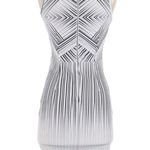 Torn By Ronny Kobo Dress S Yonal Maze Print Cutout Luxury Cocktail Party Event Photo 3