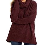 Altar'd State Altar’d State Maroon Burgundy Cowl Neck Oversize Sweater Long Sleeve Size Medium Photo 4