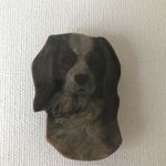 Cavalier King Charles Dog Pin Brooch Handmade VTG Photo 2