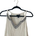 Gap Women's Size XS White Blue Boho Flowy Embroidered Top Photo 1