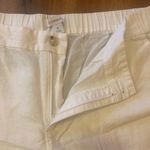 Liz Claiborne  Pants XL White Linen cotton blend pockets Beach Coastal Casual Photo 3