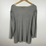 Lane Bryant Lane‎ Bryant Womens Essentials Houndstooth Gathered-Shoulder Sweater Sz 22/24 Photo 8