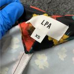 Revolve NWT LPA Dress Black Floral Slip Midi Rose Garden Boho A Line Open Back XS Photo 12