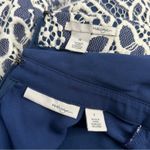 Halogen  Top Skirt 2 Piece Set Womens Large 14 Lace Modest Spring Church Office Photo 12