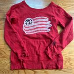 Adidas New England revolution red soccer pullover sweatshirt size small Photo 0