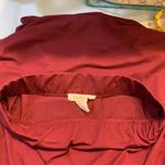 Capella Burgundy Pencil Skirt Photo 5