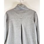 ALO Yoga Women Sweatshirt Gray Haze Turtle Neck Pullover Thumbhole Cozy Small Black Photo 8