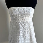 American Eagle  Outfitters Strapless Lace Dress in White Photo 0