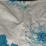 Alberto Makali Vintage White Blue Floral A Line Skirt Womens Size 8 Photo 6