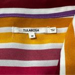 Tularosa  Women’s Size M Multi Color Striped Raquel Oversized Beach Shirt Photo 5