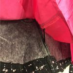 Women’s Blazer coat ‘Lily’ black white with pink Med vintage fitted made in USA Photo 4