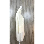 Lulus  Women's Small White Crochet Lace Babydoll Long Sleeve Short‎ Party Dress Photo 6