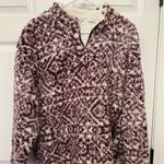 Peach Love California Purple Aztec print sherpa pullover Photo 0