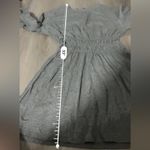Lulus Fashion Win Charcoal Grey Long Balloon Sleeve Pullover Mini Dress Sz M Photo 11