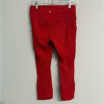 Lululemon  Fast & Free Leggings – Red, Size 6 Photo 2