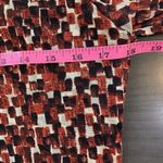 Laura Ashley Vtg ‎ Shirt Womens Medium Petite MP Geometric Stretch Comfort Preppy Photo 8