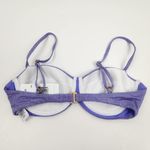 l*space L* Marley Bikini Top in Amethyst Purple Metallic Size Small NWT Underwire Photo 4