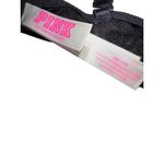 PINK - Victoria's Secret Love Pink Victoria’s Secret Black Leopard Lace Bra Wear Everywhere Push Up 34B Photo 4