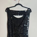 Free People  Speak Easy Beaded Mini Dress Black Photo 5