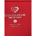 Colosseum Athletics Utah Utes Colosseum Hooded Pull Over Activewear Top Womens L Red Pocketed Sports Photo 8